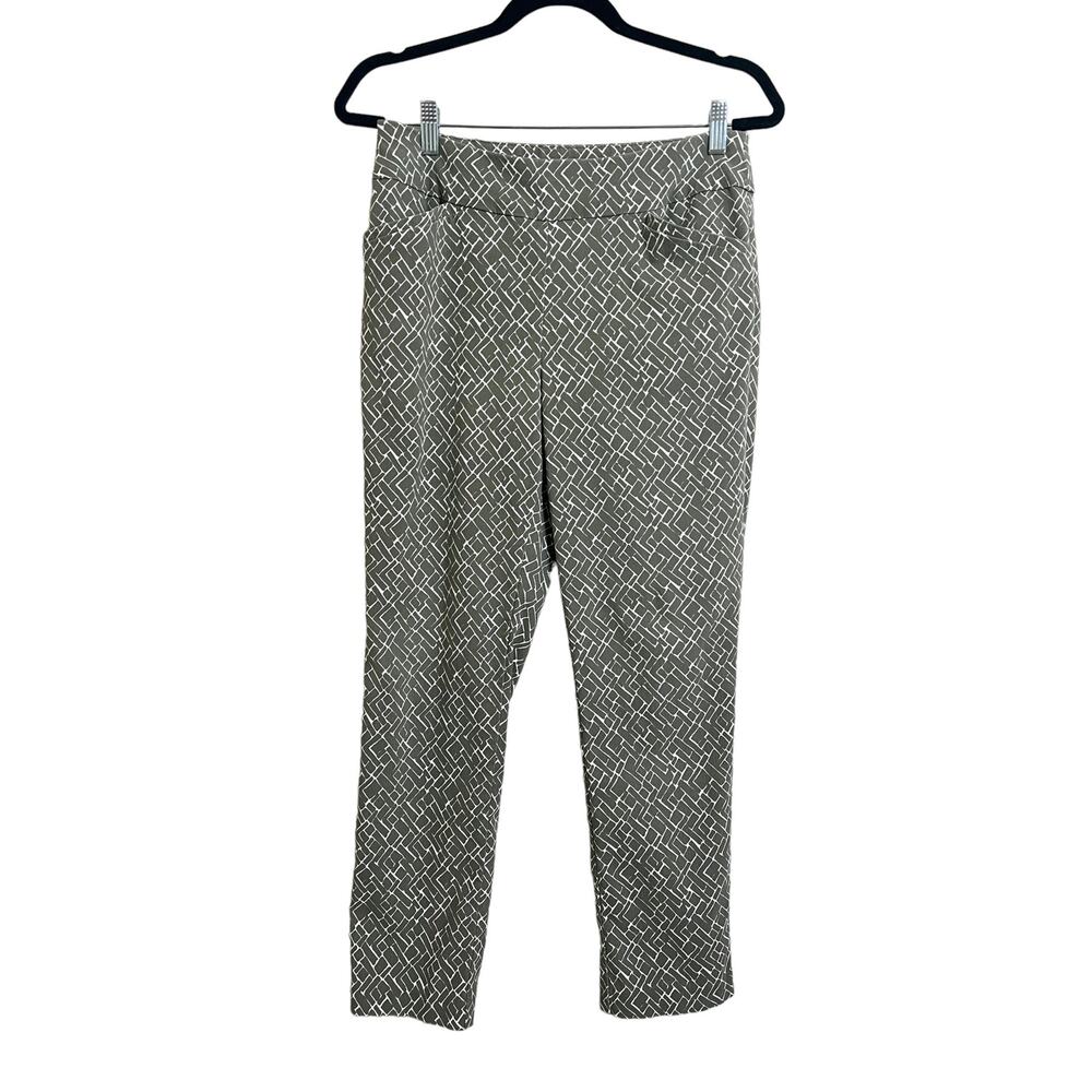 Fabulously Slimming by Chico’s Women’s Green Stretch Ankle Pants Size 0.5 (S)